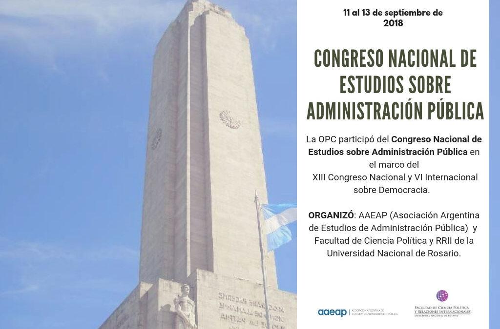 Congreso Nacional de estudios sobre Administración Pública